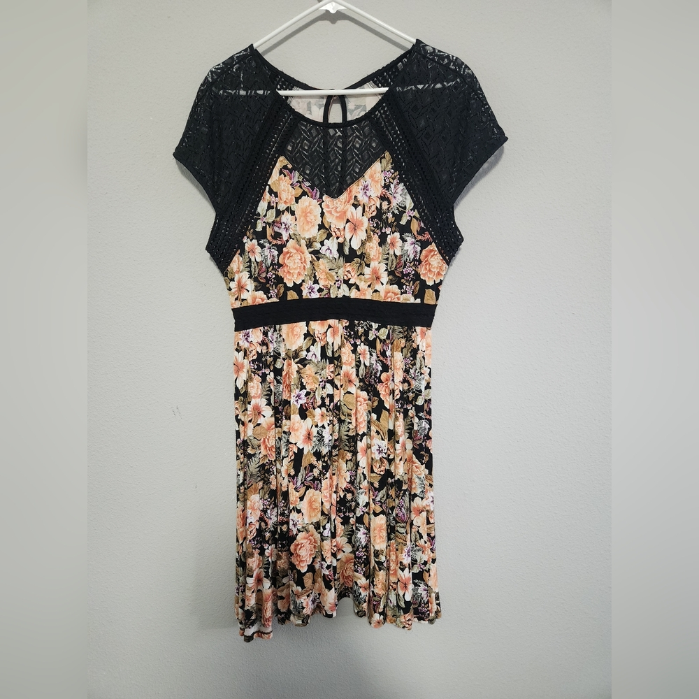 Torrid Lace and Floral Dress